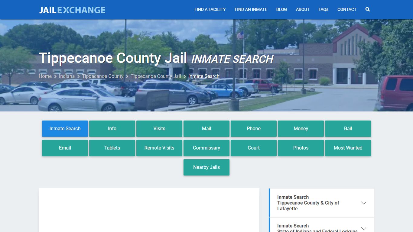 Inmate Search: Roster & Mugshots - Tippecanoe County Jail, IN